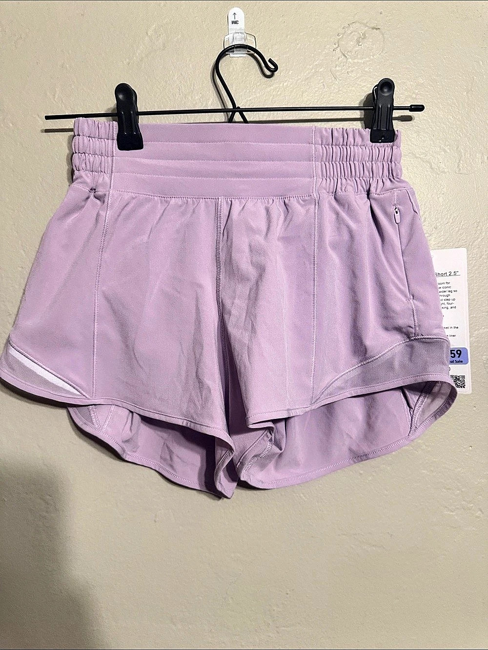 lululemon Hotty Hot HR Short 2.5" Athletic Shorts Purple Size 4